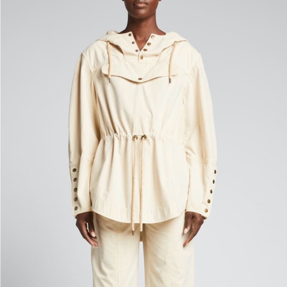 Ulla Johnson “Grady” Canvas Pullover Jacket
